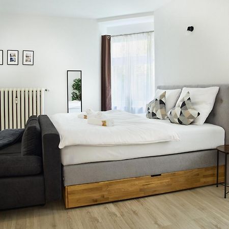 Idee Living City-Apartment - Terrasse - Netflix Mannheim Kültér fotó