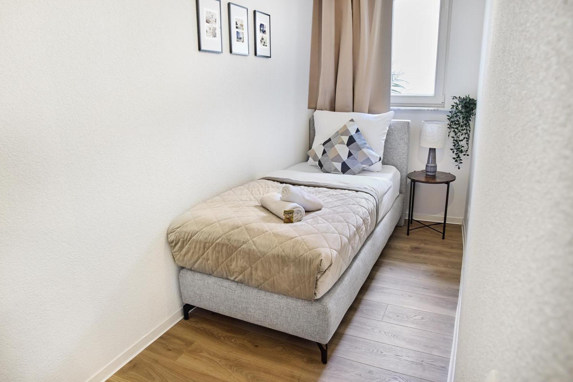 Idee Living City-Apartment - Terrasse - Netflix Mannheim Kültér fotó
