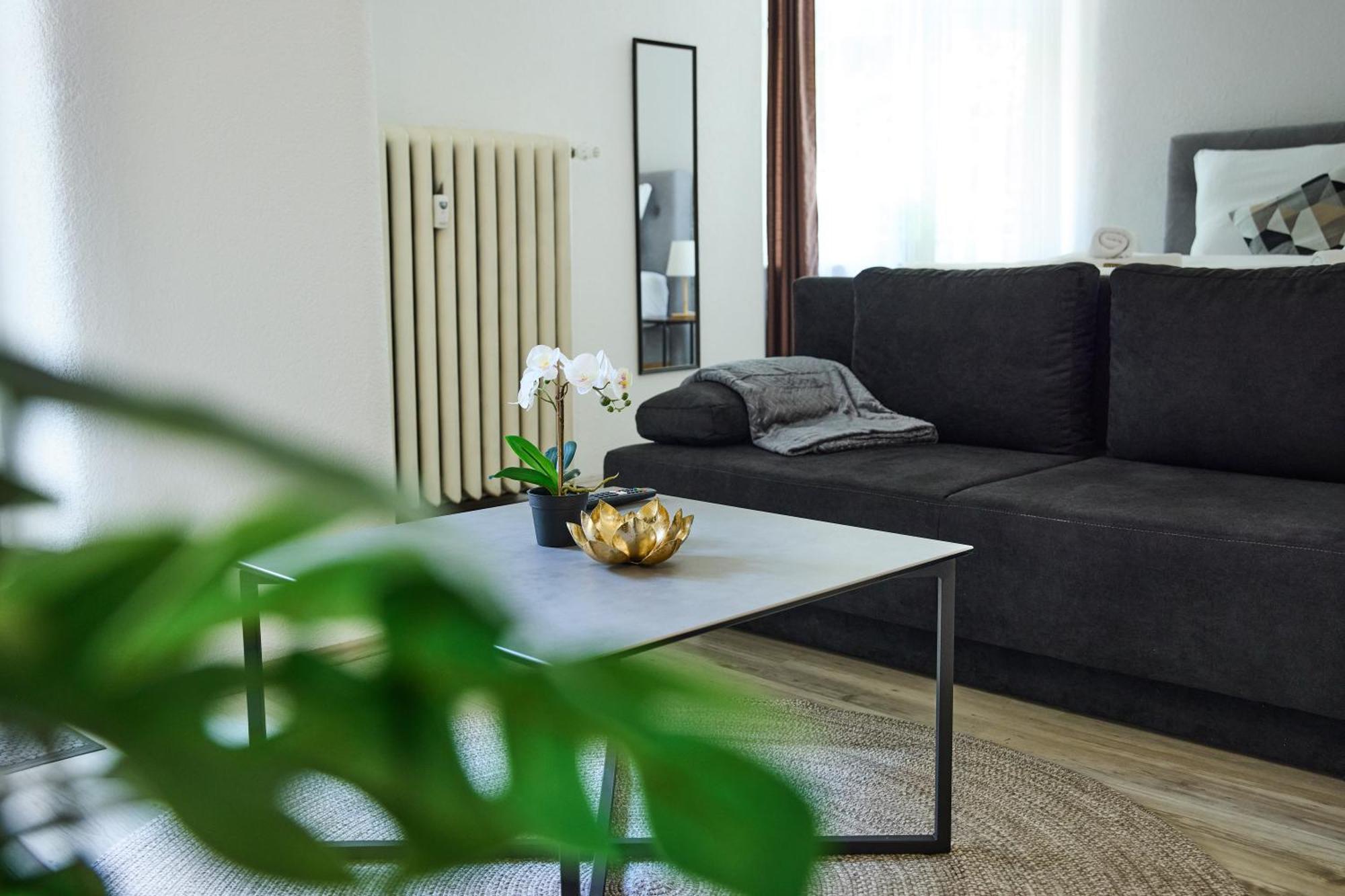 Idee Living City-Apartment - Terrasse - Netflix Mannheim Kültér fotó